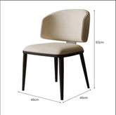 Olmecs Home and  Hotel Restaurant and Office Visitor Chair (beige)